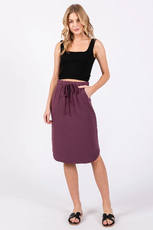 Plum Skirt