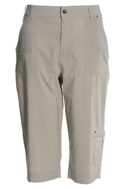 Micro Stretch Below Knee Pants | PARCHMENT | 2144AR