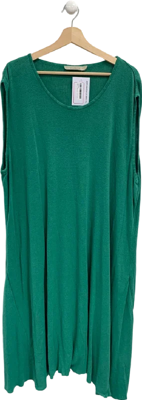 Isolde Roth Green Sleeveless Dress UK XXXL