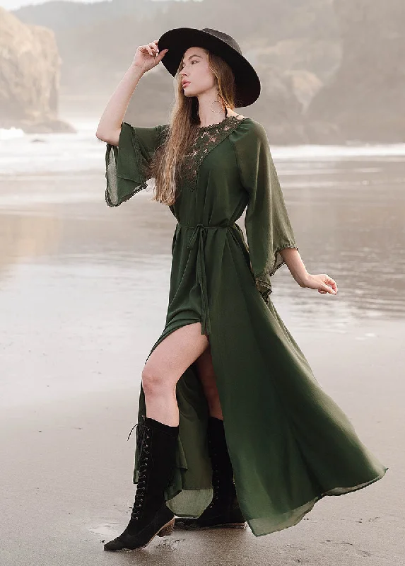 Sunni Dress in Burnt Olive