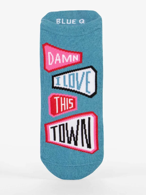 Damn I Love This Town Sneaker Socks