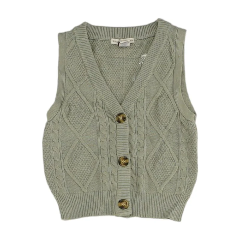 Green Solid Vest