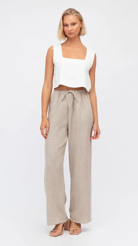 Maliena Pants - Oatmeal